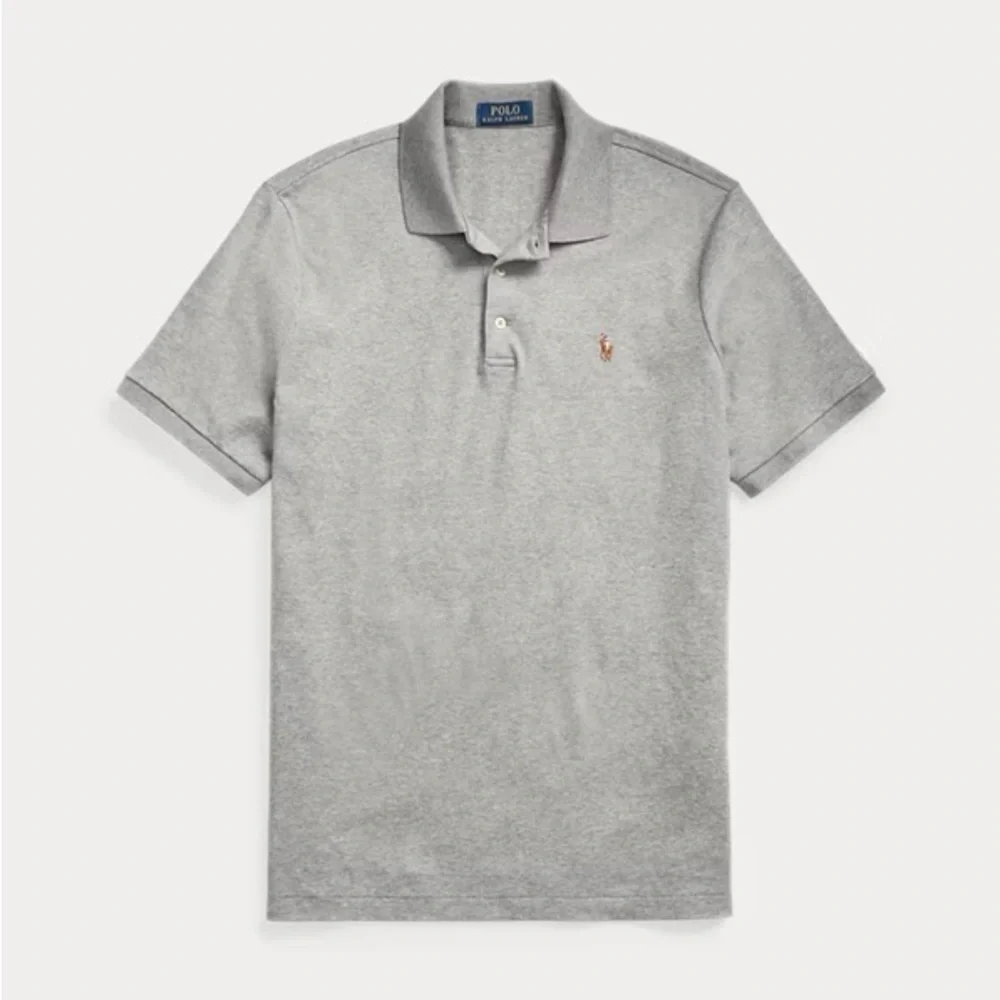 Polo Ralph Lauren Classic Gray Solid Interlock Polo XL